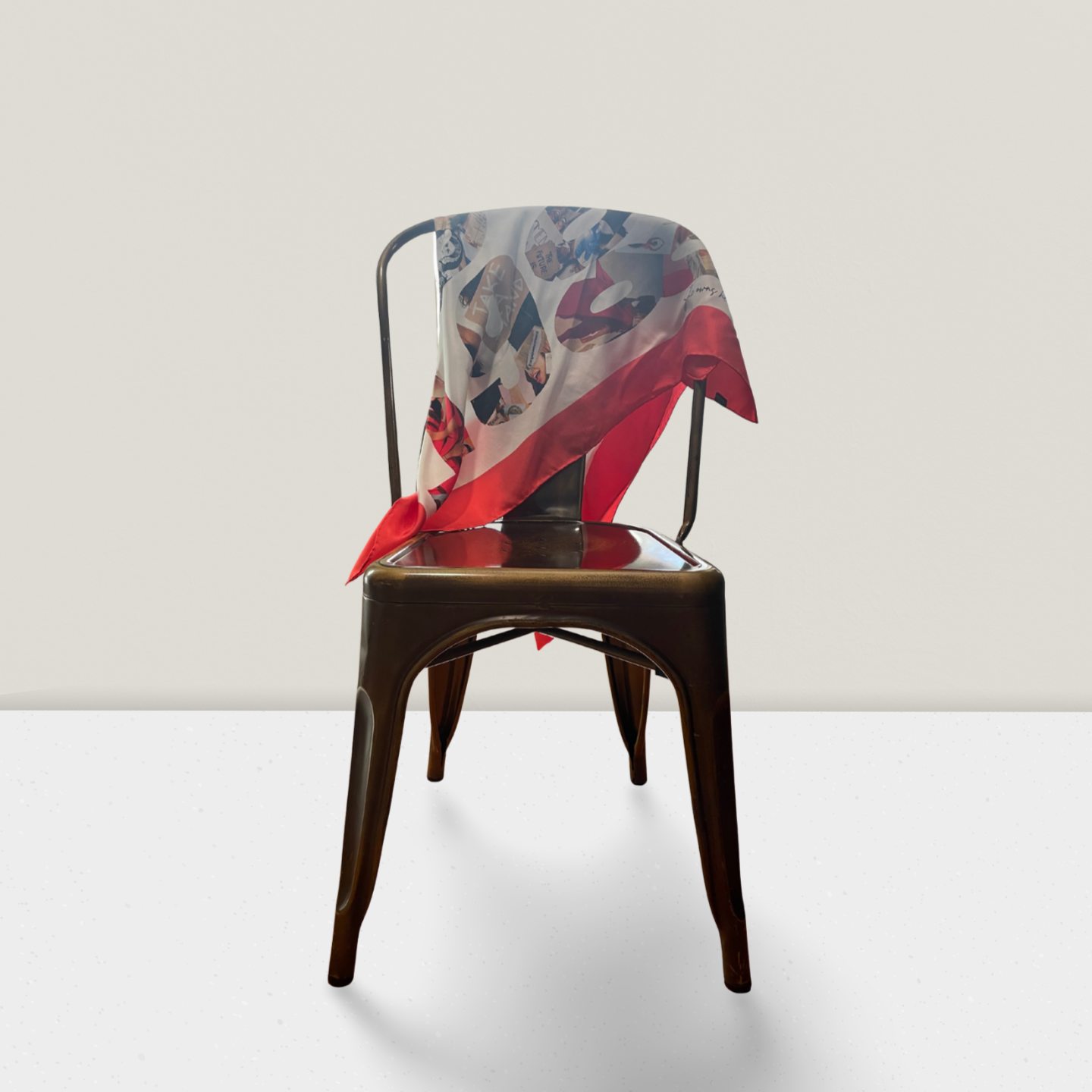 THE COLLAGE SILK SCARF